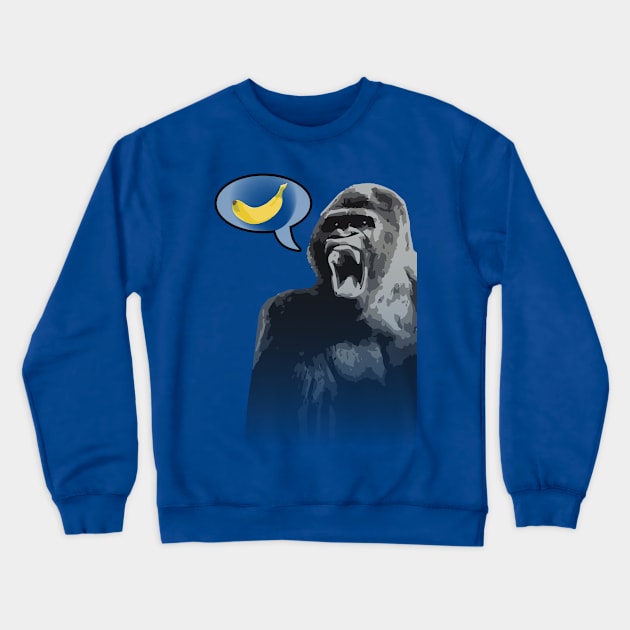 Ape Talk Crewneck Sweatshirt by at1102Studio